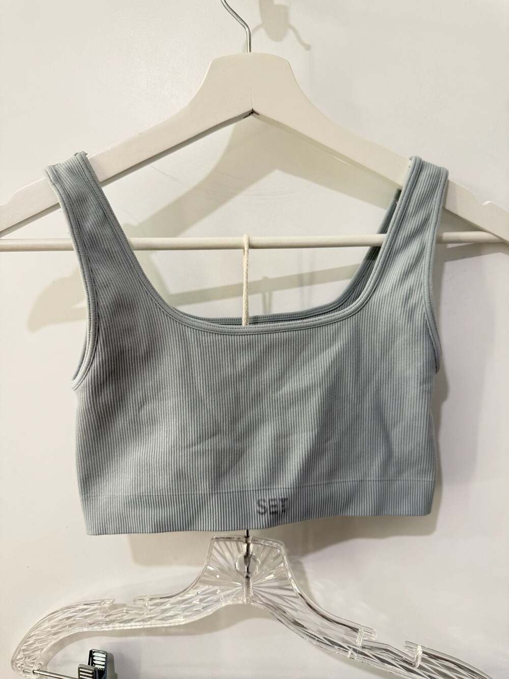 SET Active Sculptflex Ribbed Two-Piece Workout Set - Picture 3 of 13